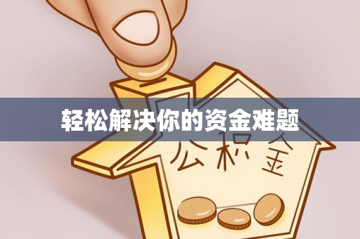 指南轻松解决你的资金难题
