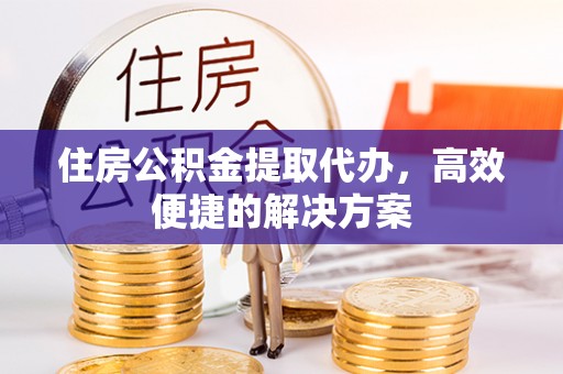 指南住房公积金提取代办，高效便捷的解决方案